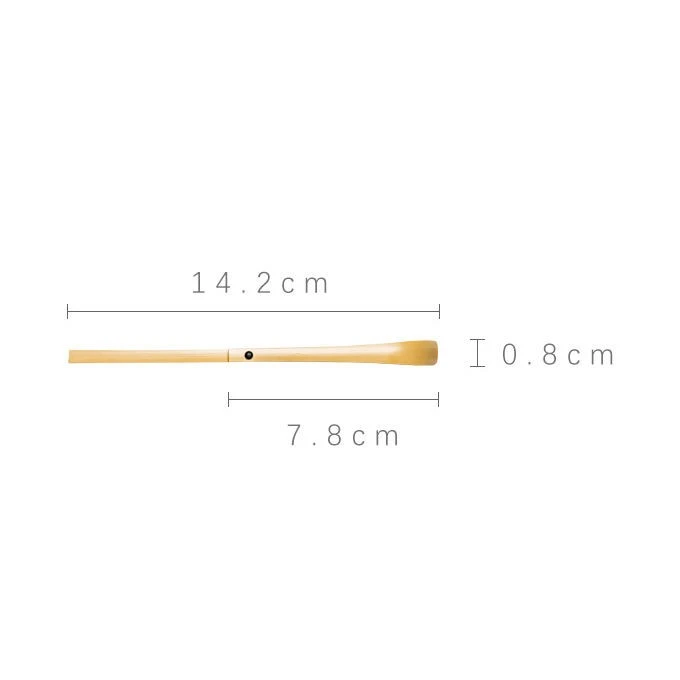 Custom Logo Bamboo Matcha Spoon Professional Grade Tea Accessories Supply Factory Direct